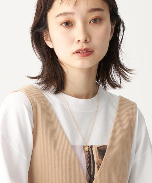 CITEN(シテン)の「<CITEN(シテン)>ニュアンスコイン プレート ネックレス(ネックレス・レディース・ゴールド/シルバー・FREE)」の5枚目の写真