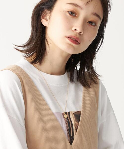 CITEN(シテン)の「<CITEN(シテン)>ニュアンスコイン プレート ネックレス(ネックレス・レディース・ゴールド/シルバー・FREE)」の6枚目の写真