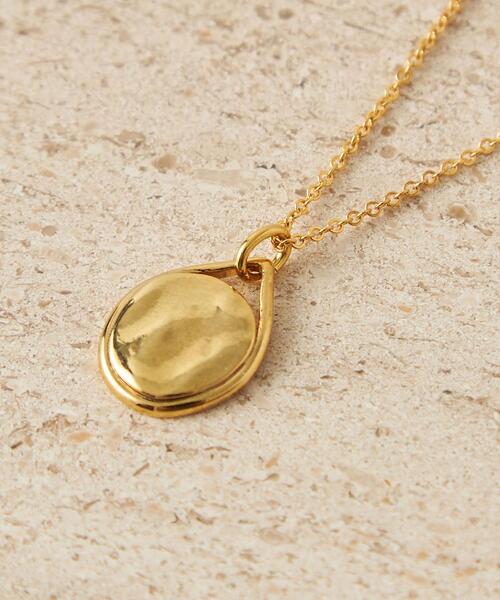 CITEN(シテン)の「<CITEN(シテン)>ニュアンスコイン プレート ネックレス(ネックレス・レディース・ゴールド/シルバー・FREE)」の9枚目の写真