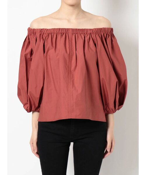 MURUA(ムルーア)の「ボリュームオフショルブラウス(シャツ/ブラウス・レディース・ホワイト/ブラック/オレンジ・FREE)」の18枚目の写真