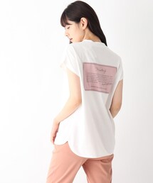 DRESKIP | バックパッチプリントTシャツ(Tシャツ/カットソー)