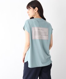 DRESKIP | バックパッチプリントTシャツ(Tシャツ/カットソー)