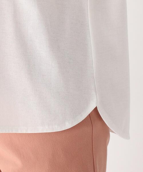 DRESKIP（ドレスキップ）の「◆バックパッチプリントTシャツ（Tシャツ/カットソー・レディース・オフホワイト/グレー系その他/ライトベージュ/ライトブルー・02/03）」の15枚目の写真