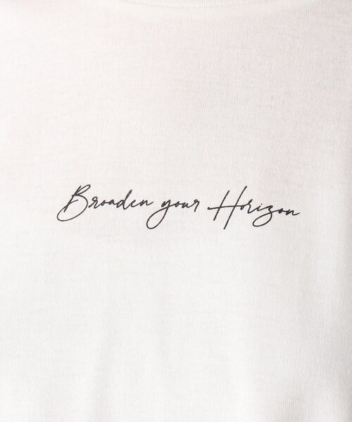 DRESKIP（ドレスキップ）の「◆バックパッチプリントTシャツ（Tシャツ/カットソー・レディース・オフホワイト/グレー系その他/ライトベージュ/ライトブルー・02/03）」の16枚目の写真