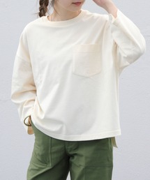ORCIVAL/オーシバル 30JERSEY ワイドクルーネック3/4スリーブ ソリッド WIDE CREWNECK 3/4SLEEVE SOLID #OR-C0026HCJ