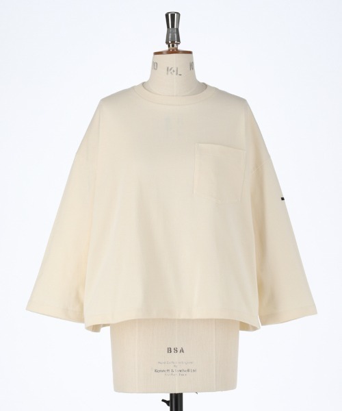 ORCIVAL(オーシバル)の「ORCIVAL/オーシバル 30JERSEY ワイドクルーネック3/4スリーブ ソリッド WIDE CREWNECK 3/4SLEEVE SOLID #OR-C0026HCJ(Tシャツ/カットソー・レディース・ブラック/モカ/ナチュラル・1)」の14枚目の写真