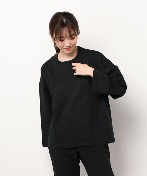 ORCIVAL(オーシバル)の「ORCIVAL/オーシバル 30JERSEY ワイドクルーネック3/4スリーブ ソリッド WIDE CREWNECK 3/4SLEEVE SOLID #OR-C0026HCJ(Tシャツ/カットソー・レディース・ブラック/モカ/ナチュラル・1)」の4枚目の写真