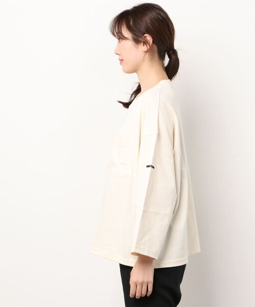 ORCIVAL(オーシバル)の「ORCIVAL/オーシバル 30JERSEY ワイドクルーネック3/4スリーブ ソリッド WIDE CREWNECK 3/4SLEEVE SOLID #OR-C0026HCJ(Tシャツ/カットソー・レディース・ブラック/モカ/ナチュラル・1)」の7枚目の写真