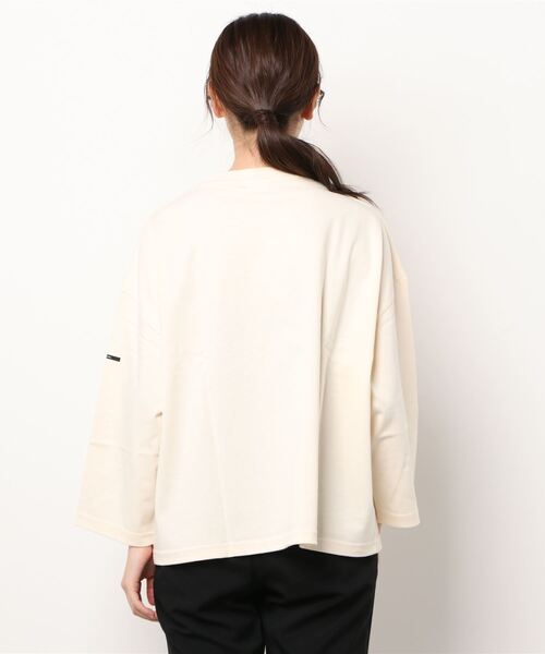 ORCIVAL(オーシバル)の「ORCIVAL/オーシバル 30JERSEY ワイドクルーネック3/4スリーブ ソリッド WIDE CREWNECK 3/4SLEEVE SOLID #OR-C0026HCJ(Tシャツ/カットソー・レディース・ブラック/モカ/ナチュラル・1)」の8枚目の写真