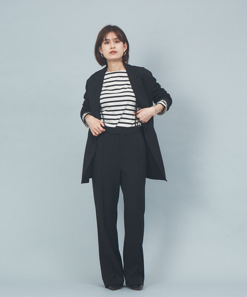 Rouge vif Anna(ルージュヴィフアンナ)の「【セットアップ対応】ダブルジャケット(テーラードジャケット・レディース・ブラック・38/36)」の2枚目の写真