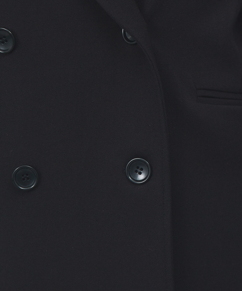 Rouge vif Anna(ルージュヴィフアンナ)の「【セットアップ対応】ダブルジャケット(テーラードジャケット・レディース・ブラック・38/36)」の7枚目の写真