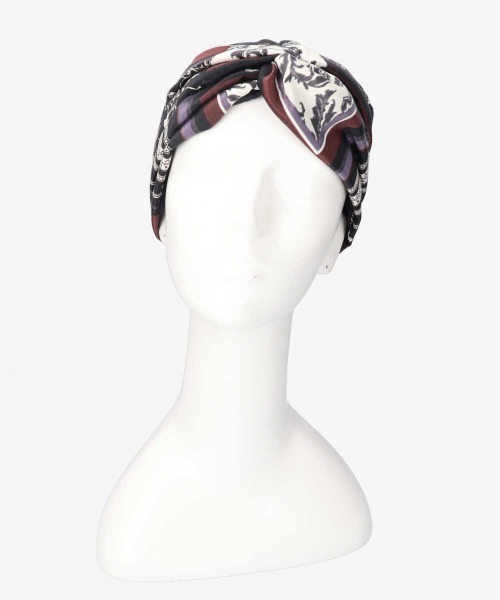 OVERRIDE（オーバーライド）の「OVERRIDE SCARF HEADWRAP（ヘアバンド・レディース・ブルー/ブラック/ベージュ・FREE）」の13枚目の写真