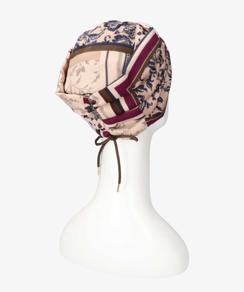 OVERRIDE（オーバーライド）の「OVERRIDE SCARF HEADWRAP（ヘアバンド・レディース・ブルー/ブラック/ベージュ・FREE）」の12枚目の写真