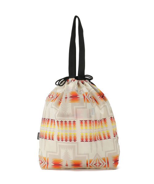 PENDLETON(ペンドルトン)の「MANASTASH×PENDLETON(マナスタッシュ×ペンドルトン) ECO BAG エコバッグ(トートバッグ・メンズ・ブラック/オフホワイト/カーキ・FREE)」の5枚目の写真