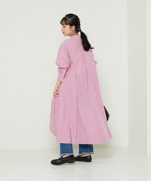 FREAK'S STORE（フリークスストア）の「マオカラーフレアシャツ