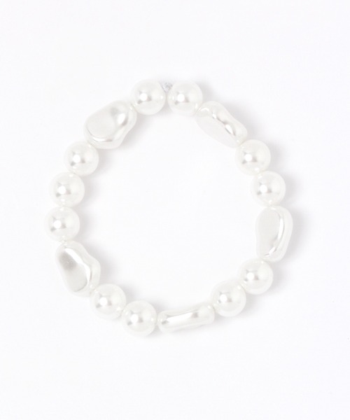 LEPSIM（レプシィム）の「パールブレスヘアゴム　218005（ヘアゴム・レディース・ホワイト系その他/ホワイト系その他2/ホワイト系その他3・ONE SIZE）」の3枚目の写真