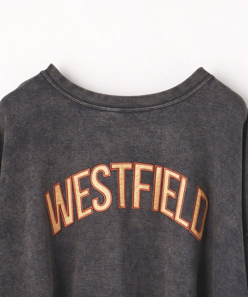 179/WG（イチナナキュウダブルジー）の「スノーウォッシュワッペンスウェット（Tシャツ/カットソー・レディース・ブラック/グリーン・FREE）」の9枚目の写真