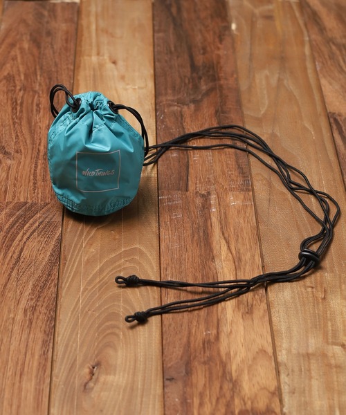 WILD THINGS(ワイルドシングス)の「『WILD THINGS』SHOULDER DRAWSTRING PURSE(ショルダーバッグ・レディース・ブラック/グレー/ブルー/イエロー/ピンク・FREE)」の4枚目の写真