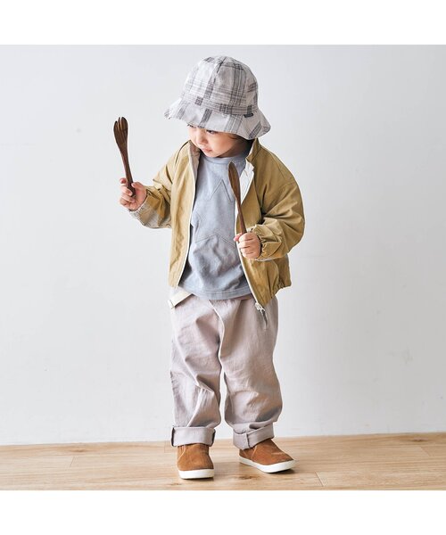 apres les cours（アプレレクール）の「スターパッチ２PTシャツ（Tシャツ/カットソー・キッズ・グリーン/オレンジ/サックスブルー・90/100/110/130/140/80/120）」の6枚目の写真