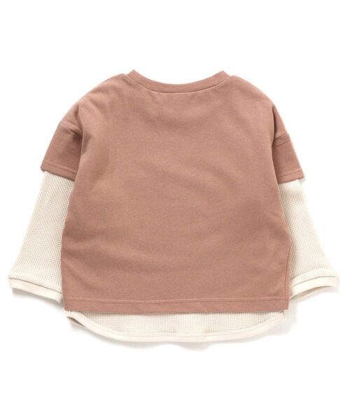 apres les cours（アプレレクール）の「スターパッチ２PTシャツ（Tシャツ/カットソー・キッズ・グリーン/オレンジ/サックスブルー・90/100/110/130/140/80/120）」の18枚目の写真