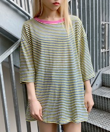 Figments | カラーボーダーTシャツ(Tシャツ/カットソー)