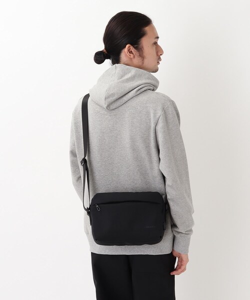 CORDURA（コーデュラ）の「◆コーデュラ(R)・リサイクルヘザー 撥水 キャサリン スクエアショルダーバッグ（ショルダーバッグ・メンズ・ダークグレー/ブラック/ダークネイビー・99）」の7枚目の写真