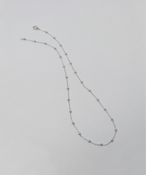 ieLS（イエルズ）の「金属アレルギー対応 「ieLS」 ステンレス ボールチェーン ネックレス（ネックレス・メンズ・シルバー/シルバー系その他・45cm/37cm）」の12枚目の写真