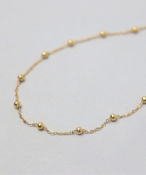 ieLS（イエルズ）の「金属アレルギー対応 「ieLS」 ステンレス ボールチェーン ネックレス（ネックレス・メンズ・シルバー/シルバー系その他・45cm/37cm）」の10枚目の写真