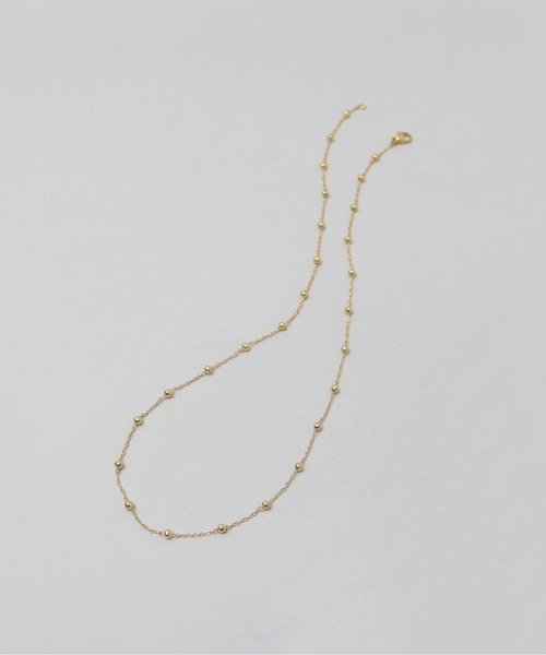 ieLS（イエルズ）の「金属アレルギー対応 「ieLS」 ステンレス ボールチェーン ネックレス（ネックレス・メンズ・シルバー/シルバー系その他・45cm/37cm）」の9枚目の写真