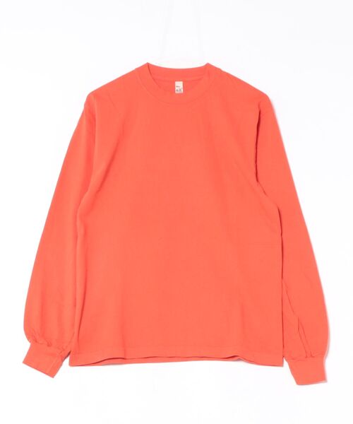 LOS ANGELES APPAREL(ロサンゼルスアパレル)の「【LOS ANGELES APPAREL】LA APPAREL 6.5oz GARMENT DYED CREW L/S TEE(Tシャツ/カットソー・レディース・ホワイト/ブラック/グレー/ゴールド/グリーン/ブルー/オレンジ・X-LARGE/LARGE/MEDIUM/SMALL)」の6枚目の写真