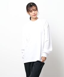 【LOS ANGELES APPAREL】LA APPAREL 6.5oz GARMENT DYED CREW L/S TEE