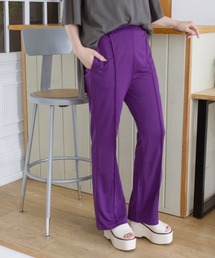 Mysa&Liina | カットフレアパンツ(スラックス)