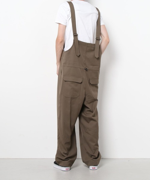 VOAAOV(ヴォアーブ)の「【VOAAOV】 vintage wool overall(サロペット/オーバーオール・メンズ・ブラック/ブラウン・1/2)」の10枚目の写真