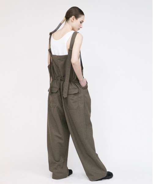 VOAAOV(ヴォアーブ)の「【VOAAOV】 vintage wool overall(サロペット/オーバーオール・メンズ・ブラック/ブラウン・1/2)」の9枚目の写真