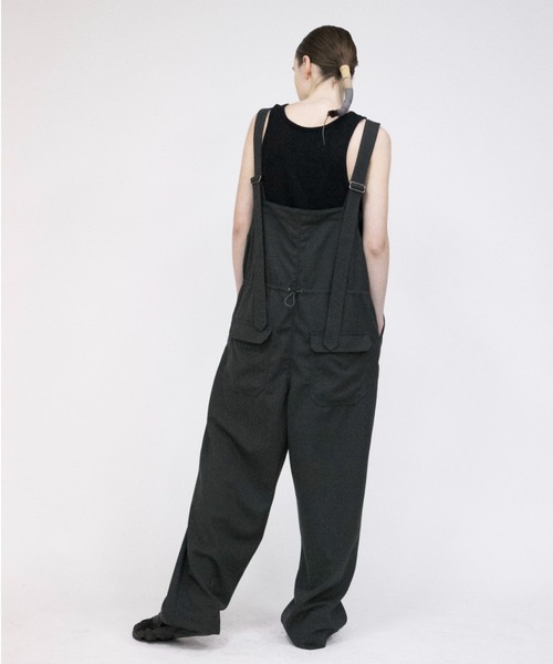 VOAAOV(ヴォアーブ)の「【VOAAOV】 vintage wool overall(サロペット/オーバーオール・メンズ・ブラック/ブラウン・1/2)」の8枚目の写真