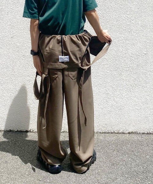 VOAAOV(ヴォアーブ)の「【VOAAOV】 vintage wool overall(サロペット/オーバーオール・メンズ・ブラック/ブラウン・1/2)」の18枚目の写真