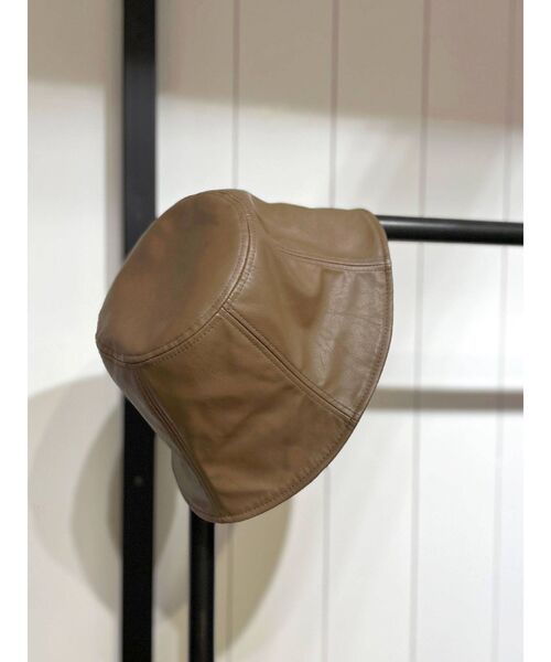 Ungrid（アングリッド）の「フェイクレザーバケットハット（ハット・レディース・ブラック/ブラウン/アイボリー・FREE）」の9枚目の写真