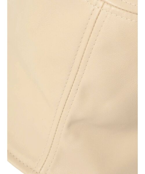 Ungrid（アングリッド）の「フェイクレザーバケットハット（ハット・レディース・ブラック/ブラウン/アイボリー・FREE）」の8枚目の写真