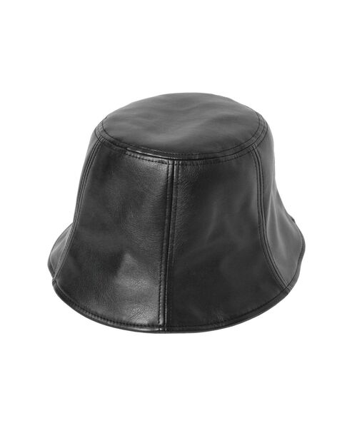 Ungrid（アングリッド）の「フェイクレザーバケットハット（ハット・レディース・ブラック/ブラウン/アイボリー・FREE）」の15枚目の写真