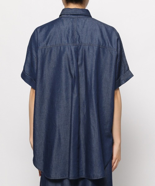 LEPSIM（レプシィム）の「ミリタリーポケシャツ　955651（シャツ/ブラウス・レディース・ネイビー/グレー/ライトグリーン・FREE）」の14枚目の写真