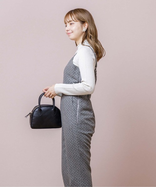 flower（フラワー）の「ブライトリブニット（ニット/セーター・レディース・ホワイト/ベージュ/ピンク・FREE）」の14枚目の写真