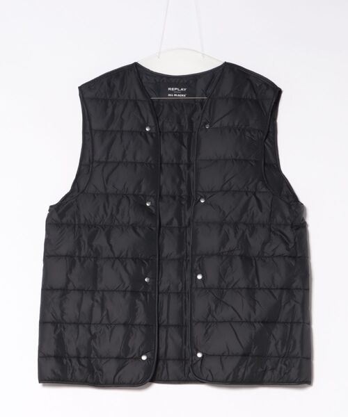REPLAY(リプレイ)の「ALL BLACKS × REPLAY ブラックデニムトレンチコート(トレンチコート・メンズ・ブラック・SMALL/MEDIUM/XX-LARGE/X-LARGE/LARGE)」の2枚目の写真