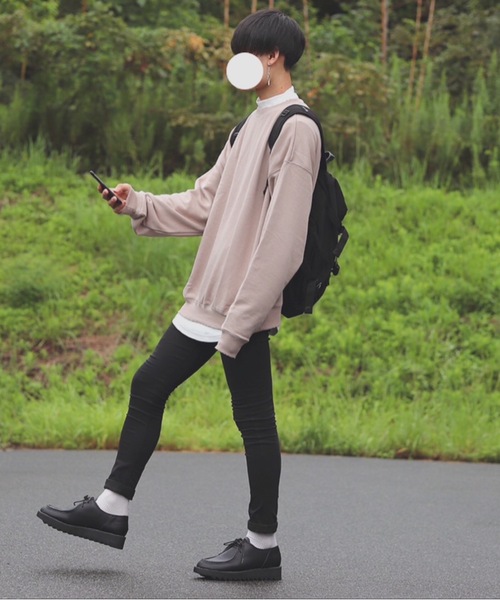 INTER FACTORY（インターファクトリー）の「ファッションインフルエンサー DAISUKE - シャークソールチロリアンレザーシューズ　made in INTER FACTORY（ドレスシューズ・メンズ・ブラック・SMALL/MEDIUM/LARGE）」の22枚目の写真