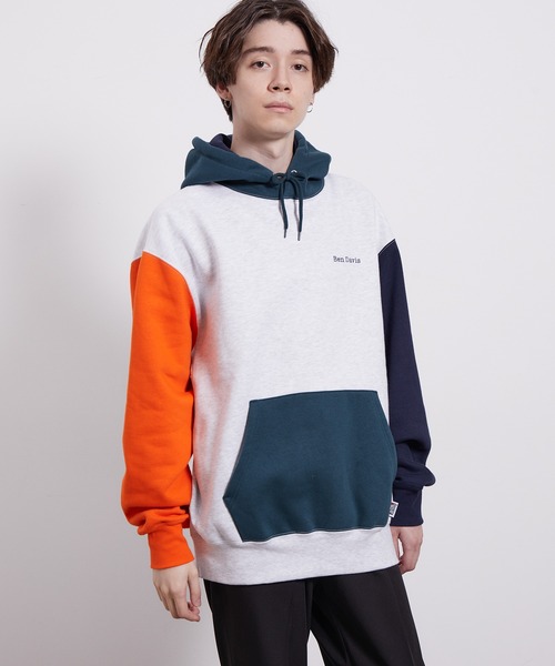 JUNRED(ジュンレッド)の「BEN DAVIS裏毛クレイジーパーカー(パーカー・メンズ・パープル/グレー/グリーン・LL/M/L)」の20枚目の写真