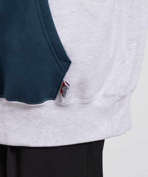 JUNRED(ジュンレッド)の「BEN DAVIS裏毛クレイジーパーカー(パーカー・メンズ・パープル/グレー/グリーン・LL/M/L)」の12枚目の写真