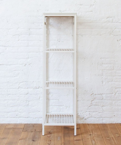 sarasa design（サラサデザイン）の「nsp スリムラック｜PVC天板タイプ（家具・レディース・ホワイト/ナチュラル・ONESIZE）」の4枚目の写真