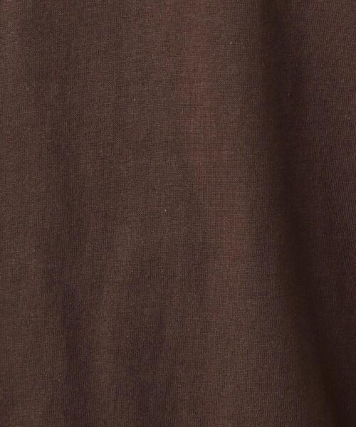 DRESKIP（ドレスキップ）の「◆裾ラウンドTシャツ（Tシャツ/カットソー・レディース・ブラック/ナチュラル/ライトブルー/ダークブラウン・02/04/03）」の12枚目の写真
