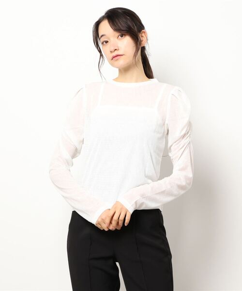 Kastane（カスタネ）の「ジゴスリーブシアープルオーバー（Tシャツ/カットソー・レディース・オフホワイト/ブラック・FREE）」の16枚目の写真