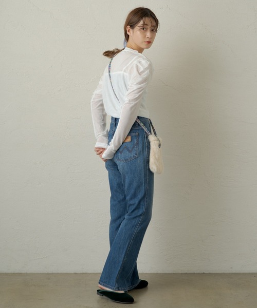 Kastane（カスタネ）の「ジゴスリーブシアープルオーバー（Tシャツ/カットソー・レディース・オフホワイト/ブラック・FREE）」の18枚目の写真