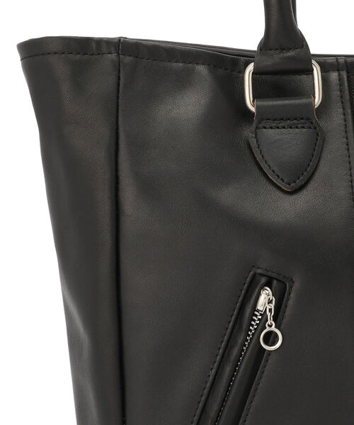 schott（ショット）の「Schott/ショット/RIDERS TOTE BAG/ライダース トートバッグ（トートバッグ・メンズ・ブラック・FREE）」の6枚目の写真